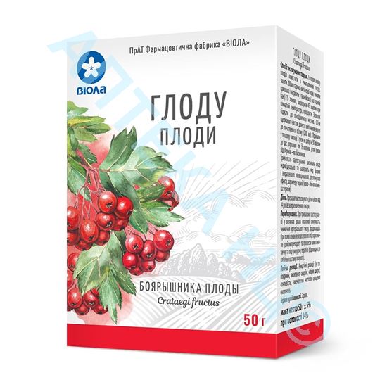 Боярышника плоды 50г Производитель: Украина Виола ФФ